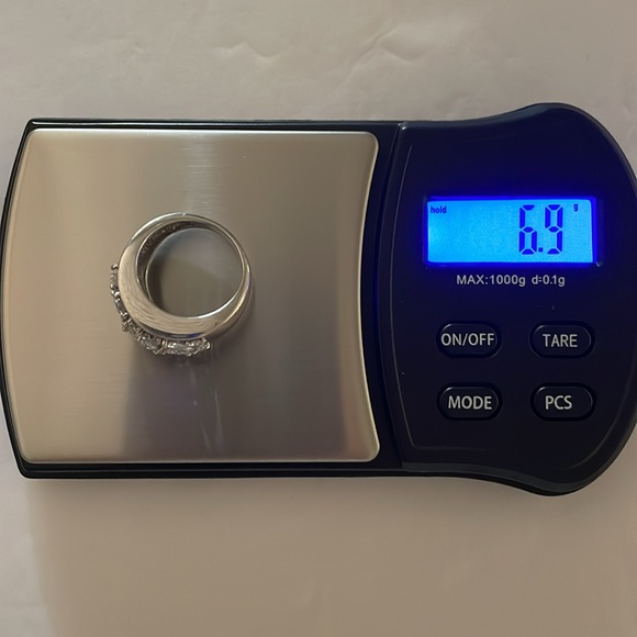 Epiphany Ring Sterling Silver 925 Assortment of CZ Stones Ring - Picture 10 of 10